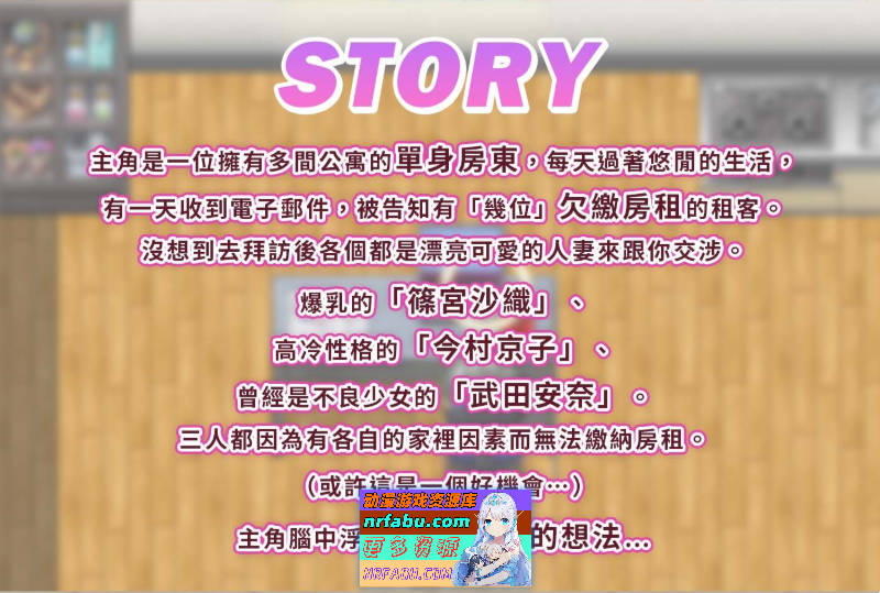 太太，请你用身体支付房租。 官方中文版+自带回想解放 [新作] [380M]-GKACG